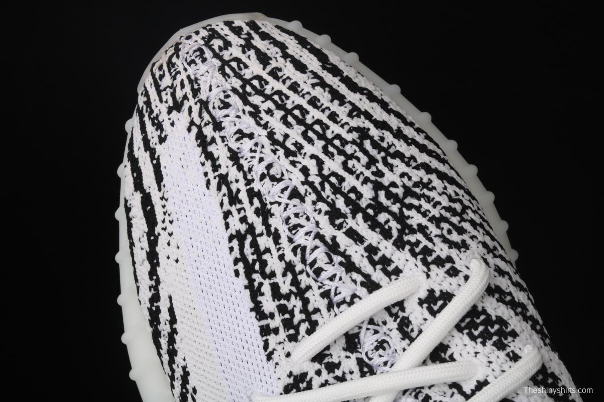 Adidas Yeezy 350 V2 Boost Basf CP9654 Darth Coconut 350 second generation white zebra BASF Boost original background