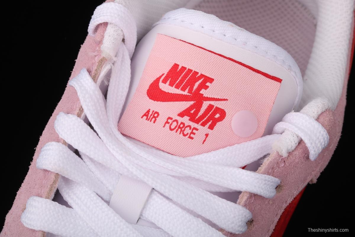 NIKE Air Force 11607 QS Pink Valentine's Day PEACEMINUSONE same style DD3384-600