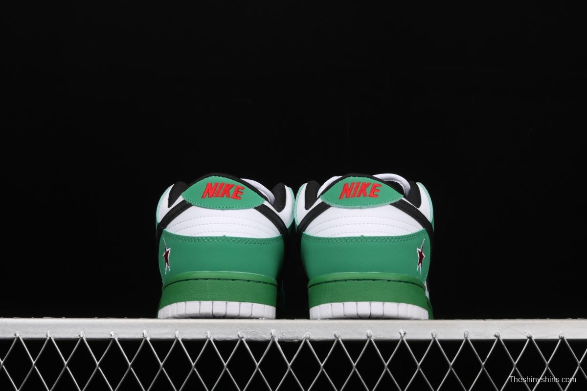 NIKE DUNK SB LoW Heineken Heineken over-limit low-top sports and leisure board shoes 304292-302