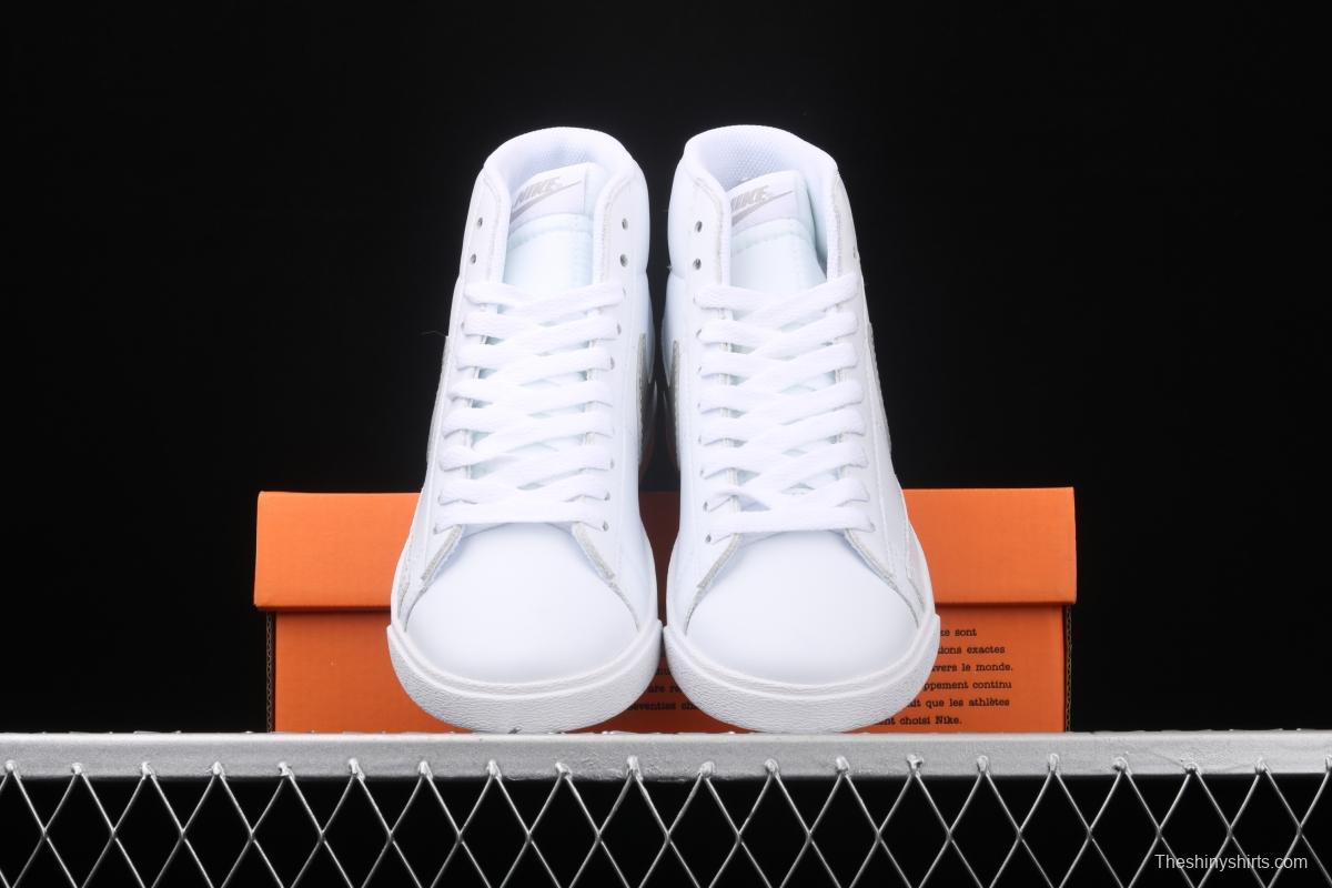 NIKE Blazer Mid Vintage Suede Trail Blazers Leather High-top Leisure Sports Board shoes 917862-101