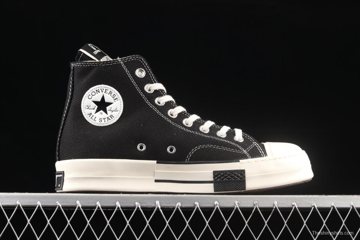 Converse x DRKSHDW international famous designer RickOwens launched a joint series of high-top casual board shoes A00130C.