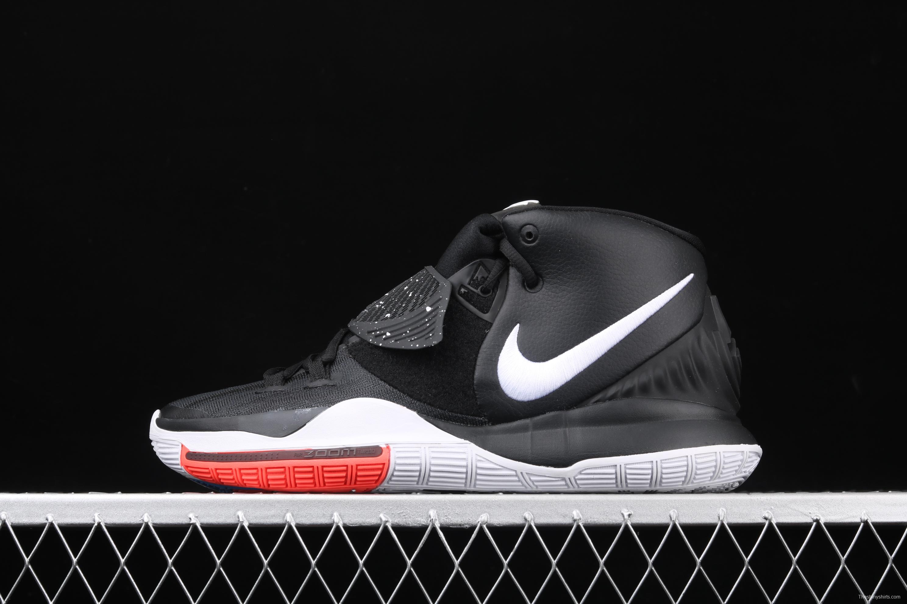 NIKE Kylie 6 EP Owen 6 starting black and white color matching professional basketball shoes BQ4631-001