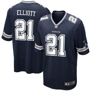 Men's Ezekiel Elliott Navy Player Limited Team Jersey