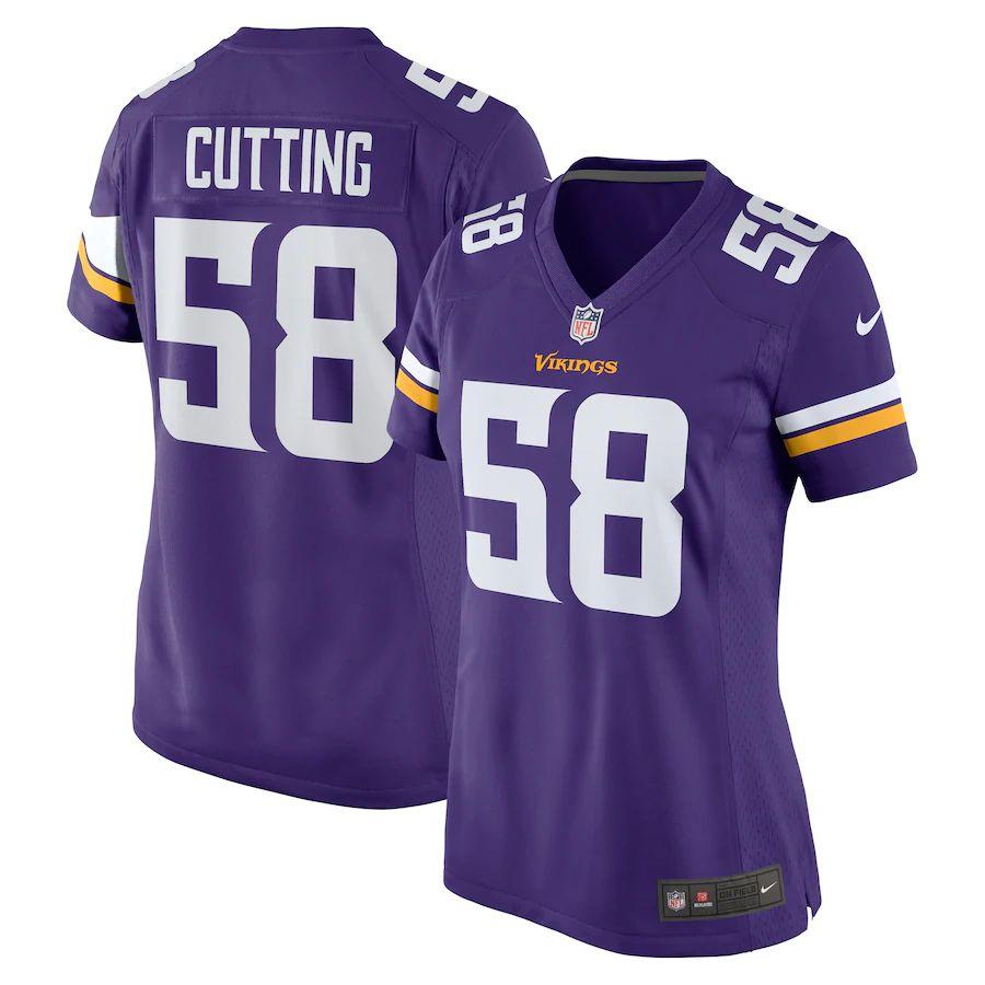 Women's Austin Cutting Purple Player Limited Team Jersey