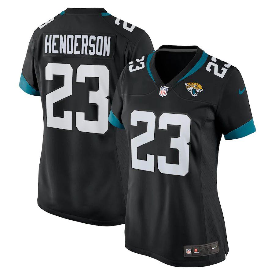 Women's CJ Henderson Black Player Limited Team Jersey