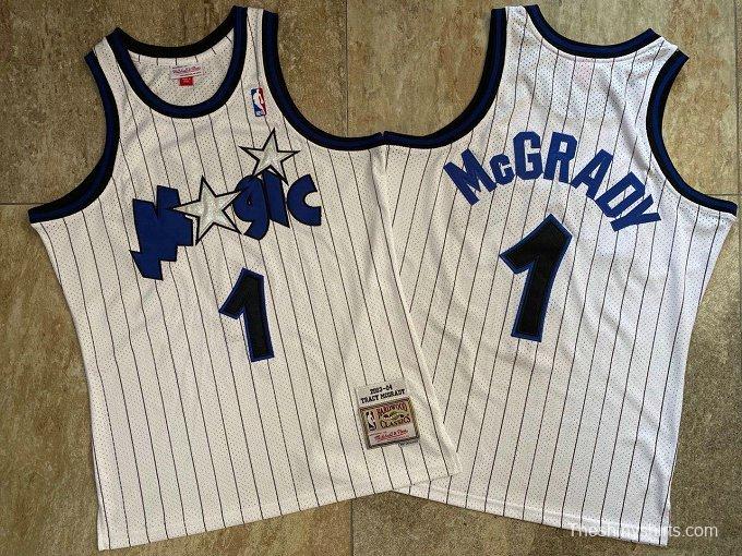 Men's Tracy McGrady White Retro Classic Team Jersey