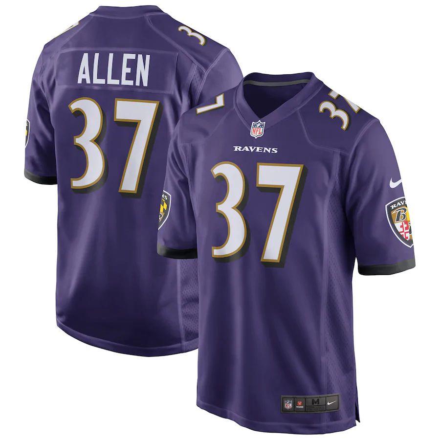 Men's Javorius Allen Purple Player Limited Team Jersey