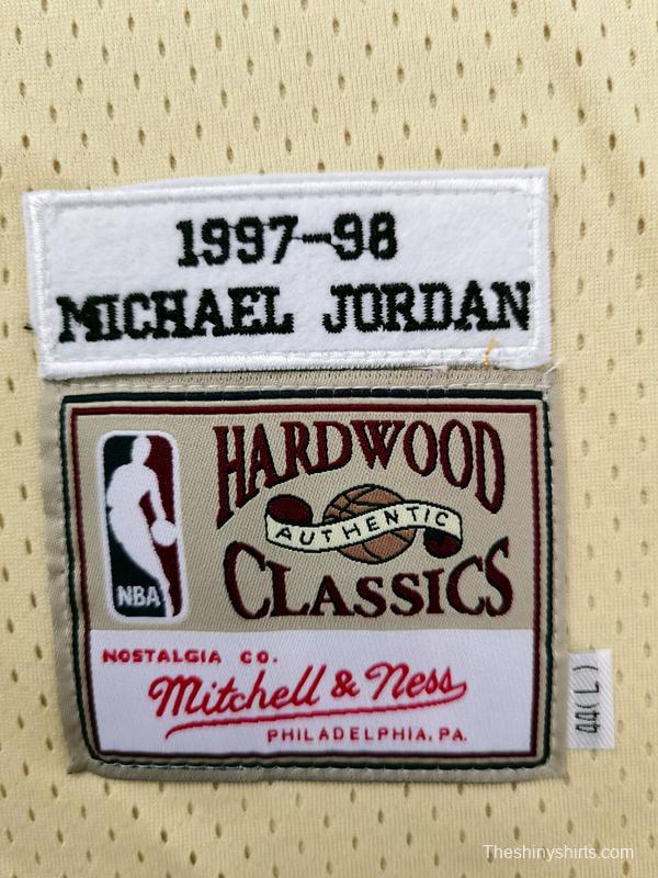 Men's Michael Jordan Golden Retro Classic Team Jersey