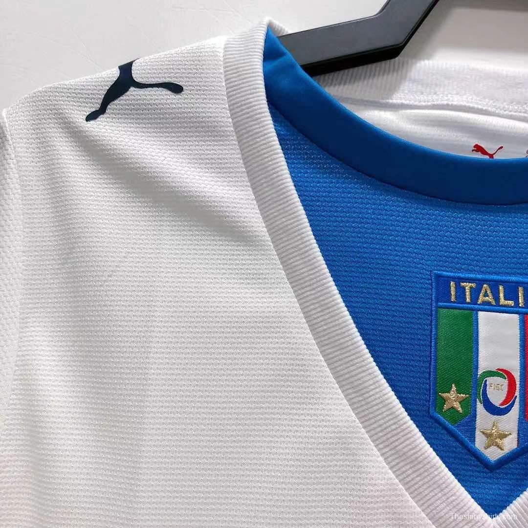 Retro 2006 Italy Away White Soccer Jersey