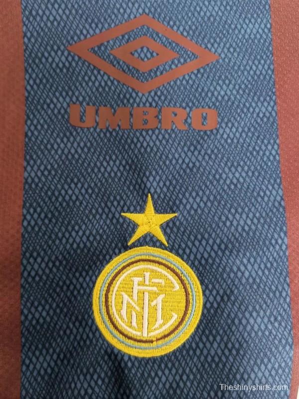 Retro 94/95 Inter Milan Training Jersey Wine Color Jersey