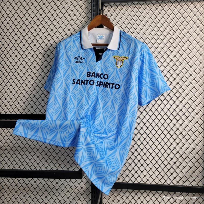 Retro 91/92 Lazio Home Jersey