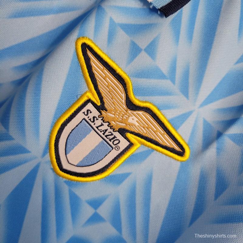 Retro 91/92 Lazio Home Jersey