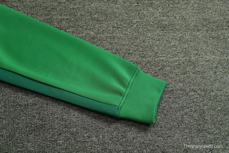 23/24 Nike Green Full Zipper Jacket+ Pants