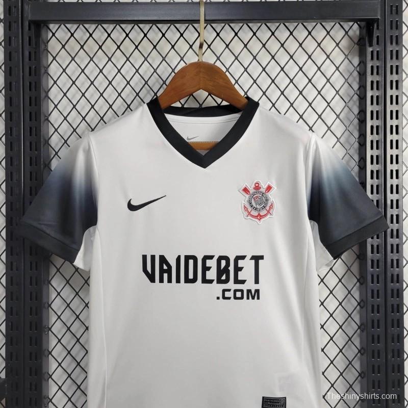 24/25 Kids Corinthians Home Jersey
