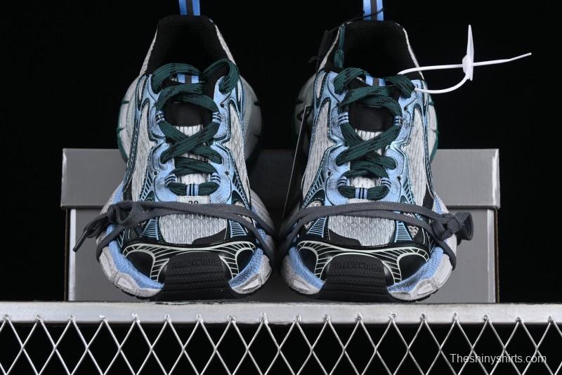 Balenciaga Phantom Sneaker 10th Generation Trend Running Shoes with Transparent Heel Strap - W3XL53124