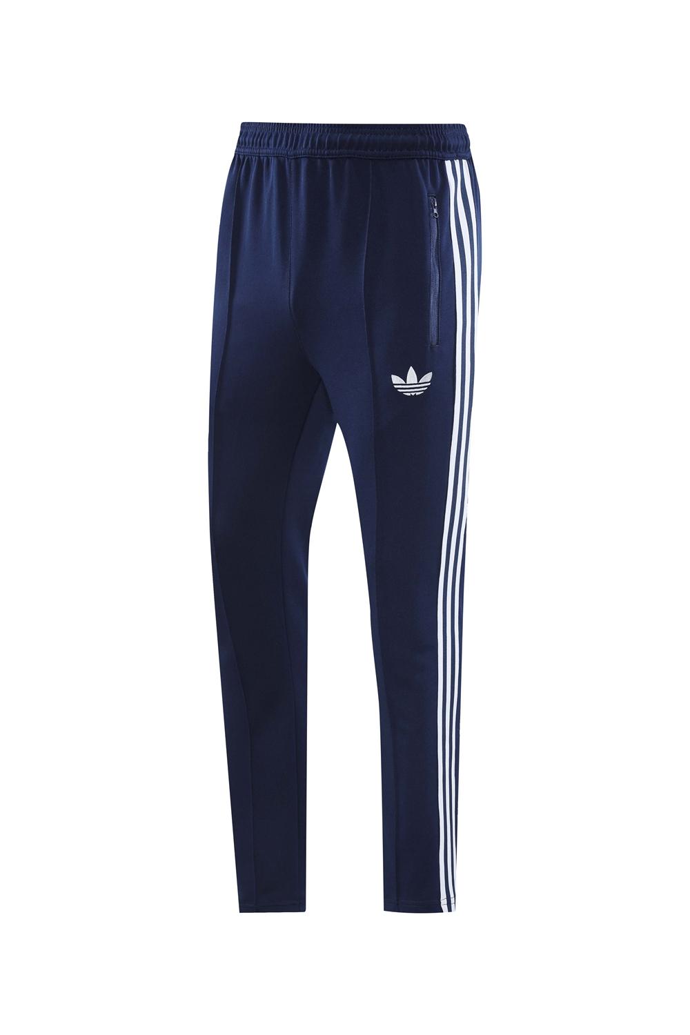 24/25 Adidas Original Navy Full Zipper Jacket +Long Pants