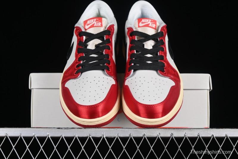 Nike Trophy Room x Jordan 1 Low OG "Away" Casual Sneakers - FN0432-100