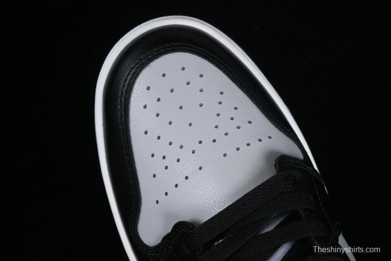 Nike Air Jordan 1 Low AJ1 Black Grey Red Hook Low-Top Culture Basketball Shoes - DC0774-062