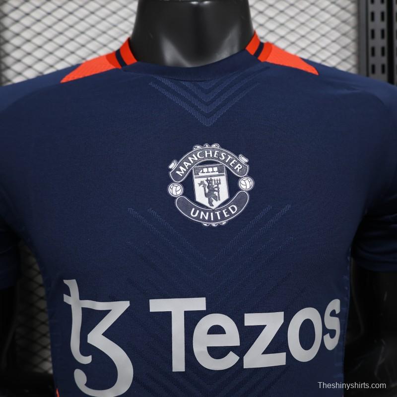 Player Version 24/25 Manchester United Navy Pre-Match Jersey