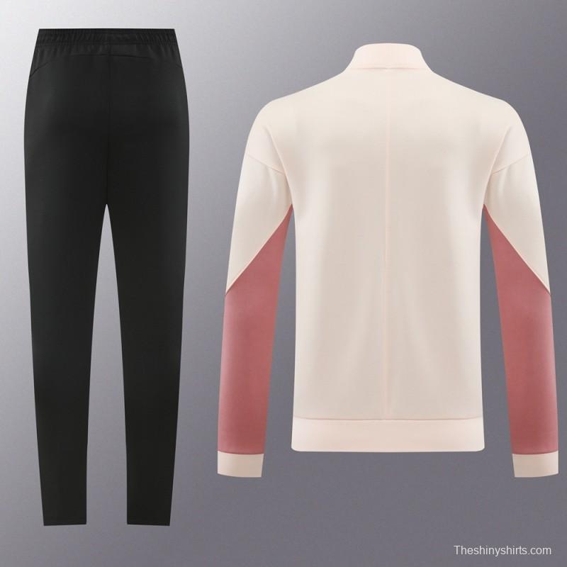 24/25 PSG Pink Full Zipper Jacket +Long Pants
