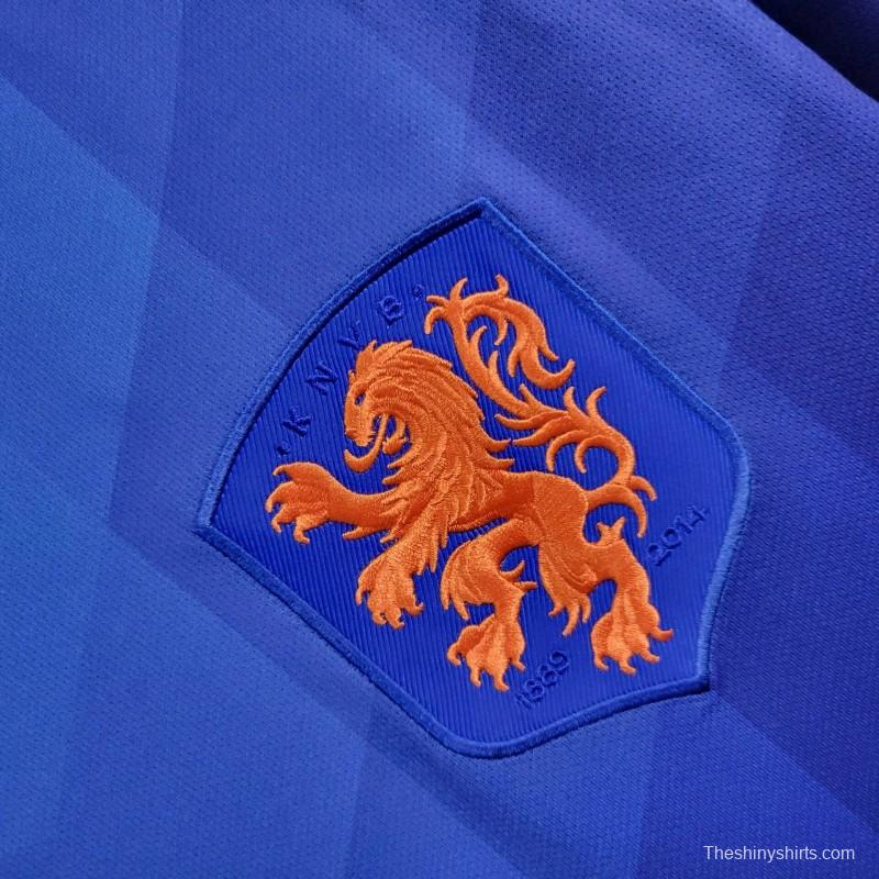 2014 Retro Netherlands Away Jersey