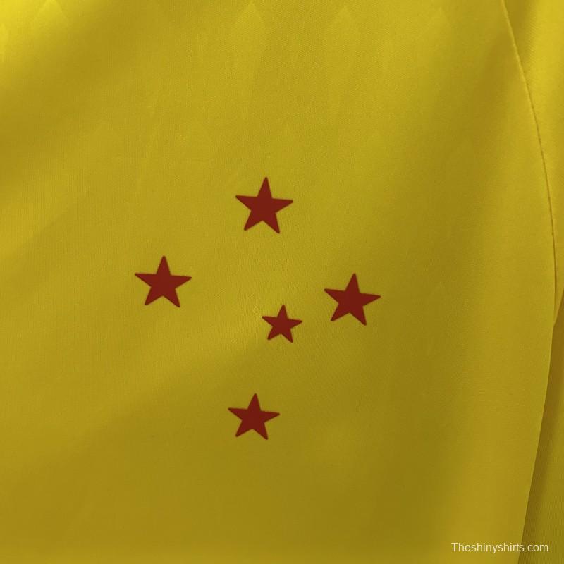 24/25 Cruzeiro Limited Edition Goalkeeper Yellow Jersey