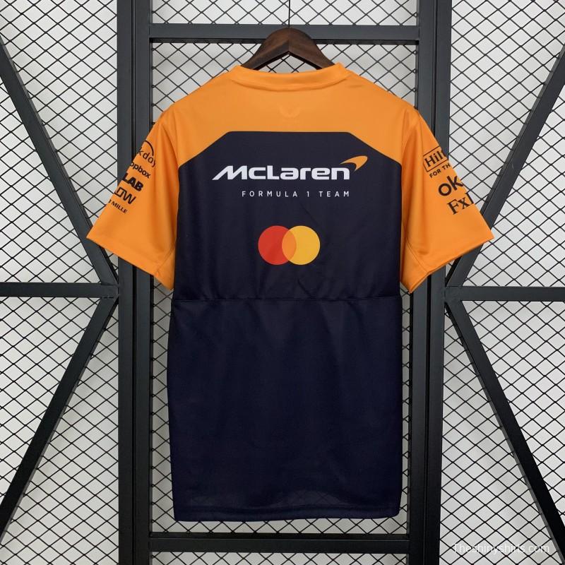 2025 F1 Formula Orange/Navy Mclaren Jersey