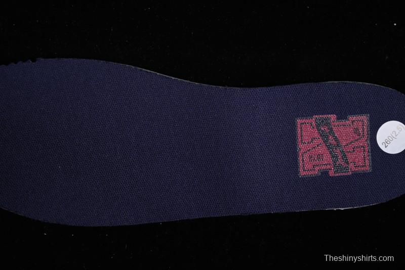 Nike Dunk Low Retro SB Skateboarding Shoes in Navy Blue with Purple Gold White Colorway - FV8106-181