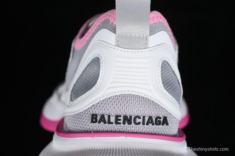 Balenciaga Circuit Lightweight Distressed Print Round-Toe Fashion Casual Shoes - WFLGY1950