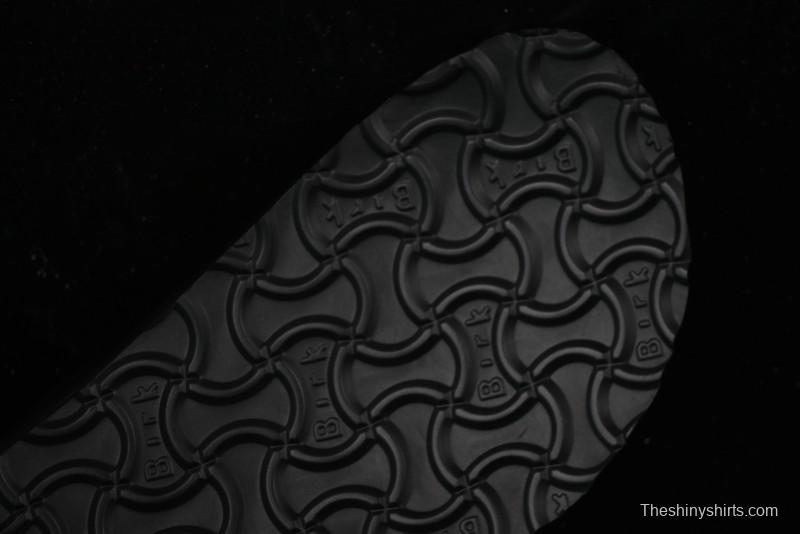 Birkenstock Birkenstock Sandals Series Black Leather with Soft Cushioning Cork Midsole - T.D4