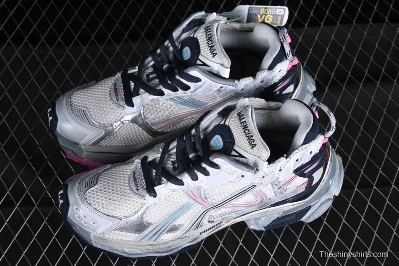 Balenciaga Runner Kith Four Color Retro Casual Sneakers - W3RMU9154