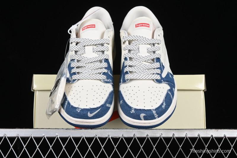 Nike Air Jordan 1 Low OG SP Travis Scott x Fragment Design Collaboration Sneakers - LJ5188-001