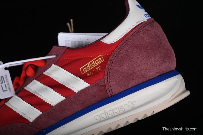 Adidas Originals SL 72 RS Retro Running Shoes with Ecotex Tongue and EVA Midsole - JI1280