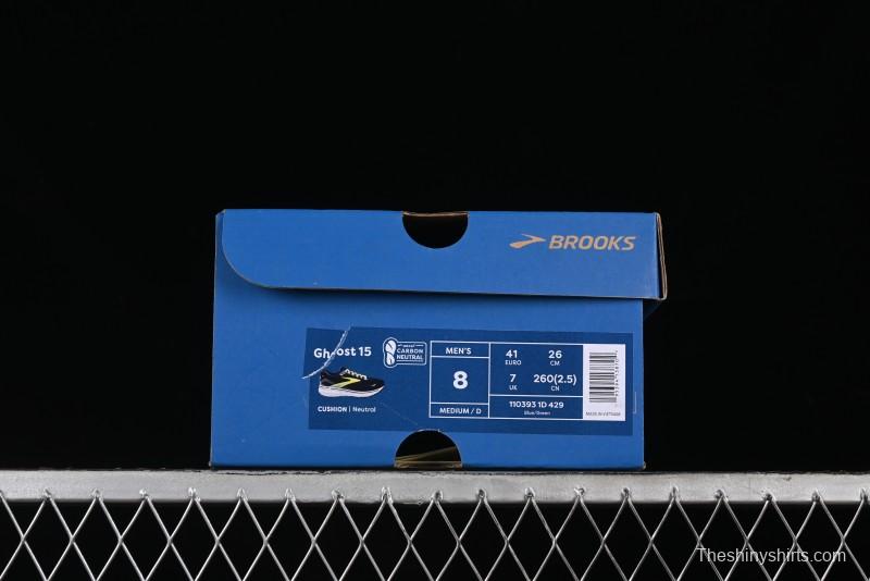 Brooks Ghost 15 Low-Cut Breathable Cushioned Support Running Shoes - 1103931D429