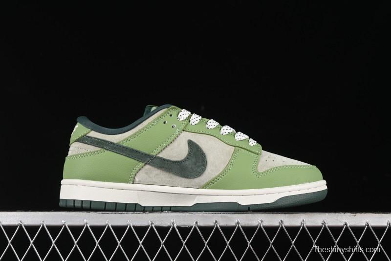 Nike SB Dunk Low UN Collaboration - Flying Spring Green Anniversary High-End Custom Low-Top Casual Skate Shoes - JH8310-959