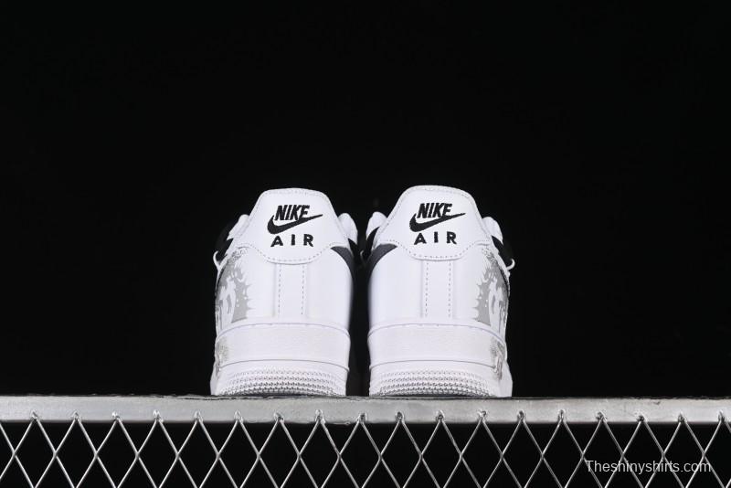 Nike Air Force 1 '07 Low Peace Dove Spray Custom Low-Top Casual Sneakers - ZH0316-031