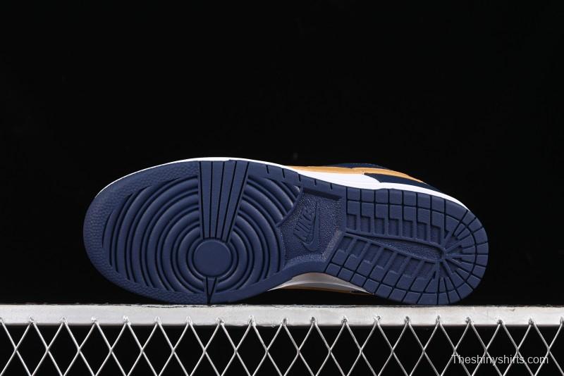 Nike Dunk Low SB Skateboarding Shoes in Black/White/Gold Colorway - FB9109-111