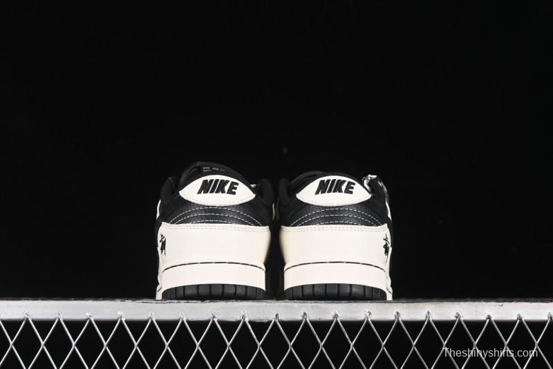 Nike SB Dunk Low Stussy Collaboration - Anniversary High-End Custom Low-Top Casual Sneakers - XY1688-016