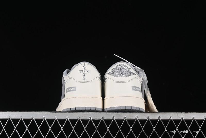 Nike Travis Scott x Fragment Design x Air Jordan 1 Low OG SP AJ1 Supreme Collaboration - XZ2268-003