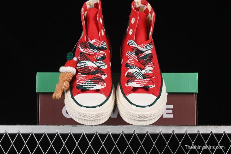 Converse 1970s Christmas Theme High Top Casual Sneakers for Winter - A12454C