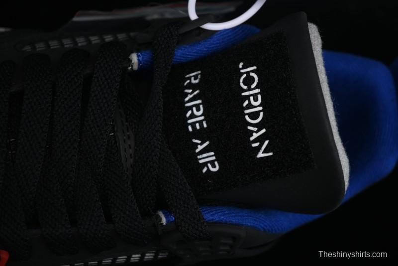 Nike Air Jordan 4 Retro Sneakers in Black, Blue and Neutral Grey - FV5029-003