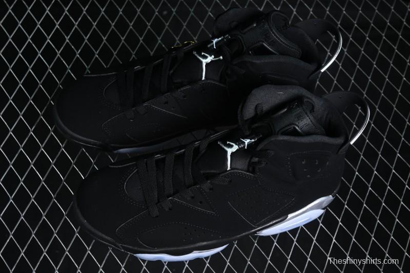 Nike Air Jordan 6 Retro Metallic Silver Basketball Shoes - DX2836-001