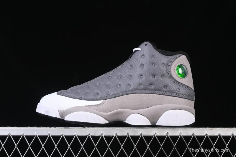 Nike Air Jordan 13 Retro Basketball Shoes with 3D Holographic Cat Eye and Carbon Fiber - 414571-016
