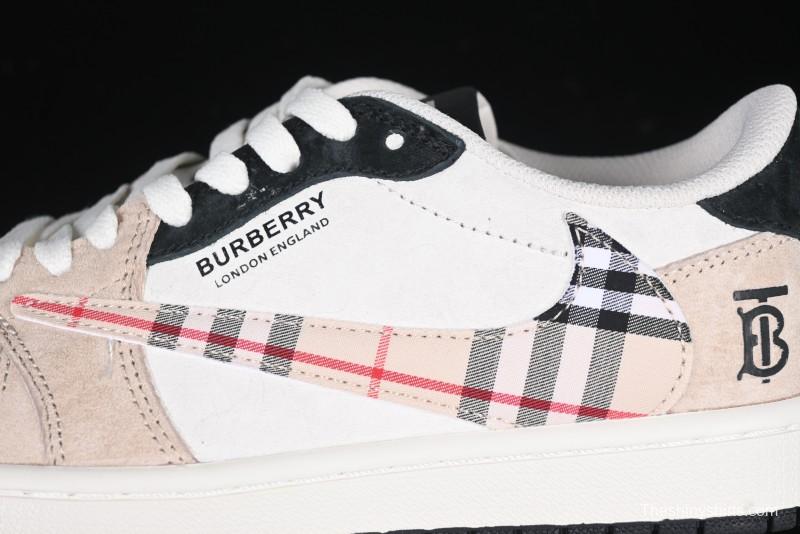 Nike Travis Scott x Fragment Design x Air Jordan 1 Low OG SP AJ1 Low Top Casual Sneakers - DM7866-049