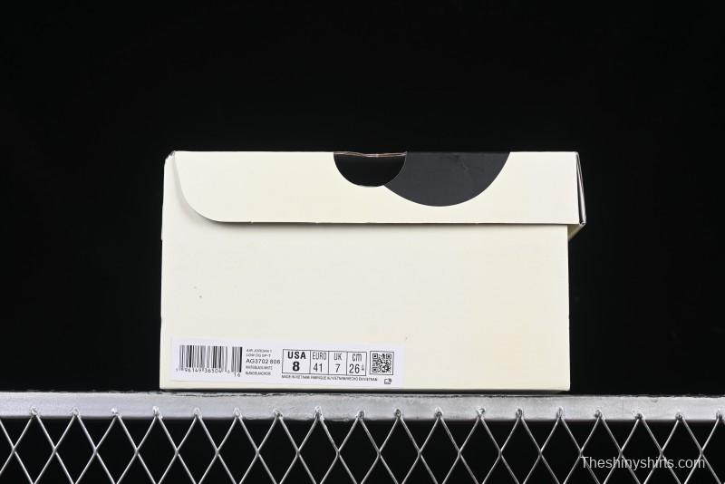 Nike Travis Scott x Fragment Design x Air Jordan 1 Low OG SP AJ1 Moncler Collaboration White Grey Low Top Casual Sneakers - AG3702-806