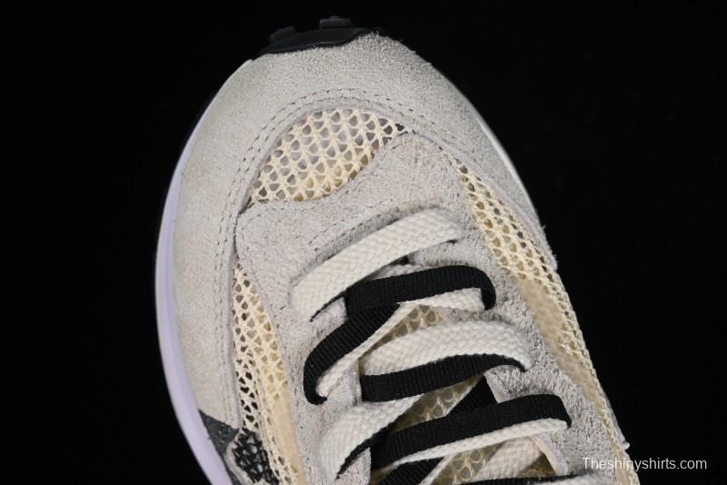 Nike Sacai VaporWaffle 3.0 Deconstructed Sneakers with Overlapping Swoosh and Dual Tongue - CV1363-101