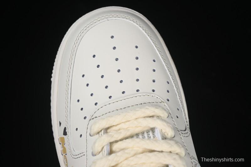 Nike Air Force 1 '07 Low Casual Sneakers with Pop Mart Molly Design - FJ7740-210