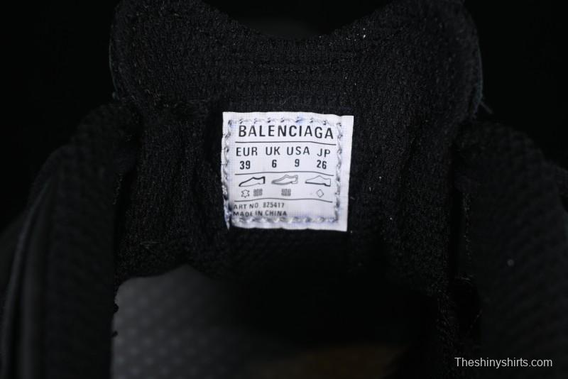 Balenciaga Monday Leather Round Toe Lace-Up Low-Top Casual Shoes - WDTSC1000