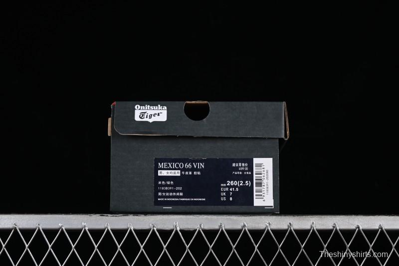 Onitsuka Tiger Mexico 66 Low-Top Leather Casual Running Shoes - 1183B391-202