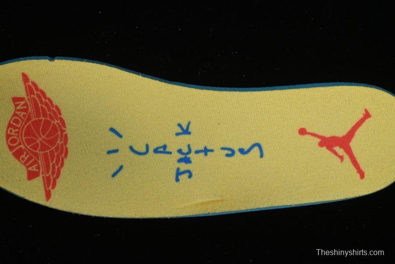 Nike Travis Scott x Air Jordan 1 Low OG Retro Sneakers with Reverse Swoosh - DZ4137-700